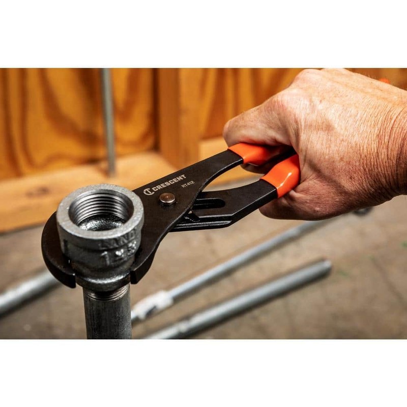 Crescent 12 in. V- Jaw Black Oxide Tongue and Groove Pliers with Dipped Grips - Image 4