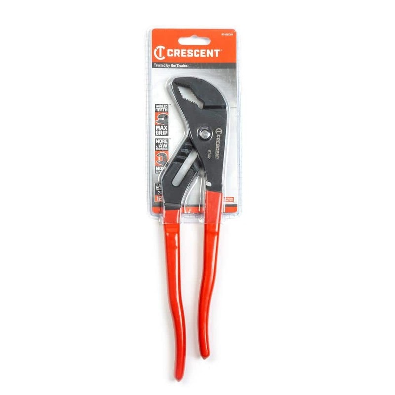 Crescent 12 in. V- Jaw Black Oxide Tongue and Groove Pliers with Dipped Grips - Image 6