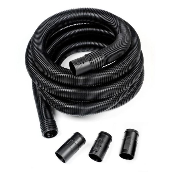 RIDGID LA2522 2-1/2" x 20 ft Dual-Flex Locking Vacuum Hose Kit Wet Dry Shop Vac