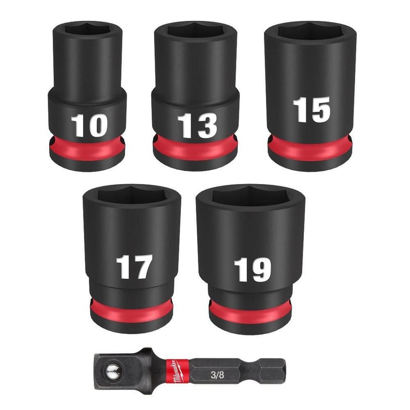 Milwaukee SHOCKWAVE 3/8" Drive Metric 6-Point Impact Socket Set 6-Piece - Image 10