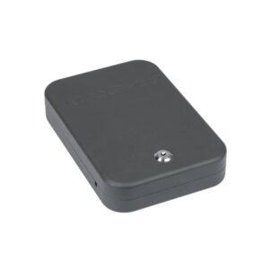 MAXSafes Extra Large 16-Gauge Steel Portable Lock Box Safe Black TSA Compliant