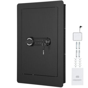 SKYSHALO Tall Wall Safe 25.59 in. Keypad Q235 Steel with LED Light