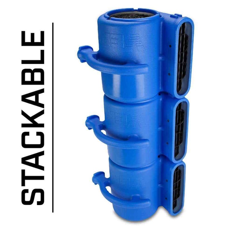 B-Air 1/4 HP Air Mover Blower Fan Blue for Carpet Dryer Floor Water Damage - Image 6