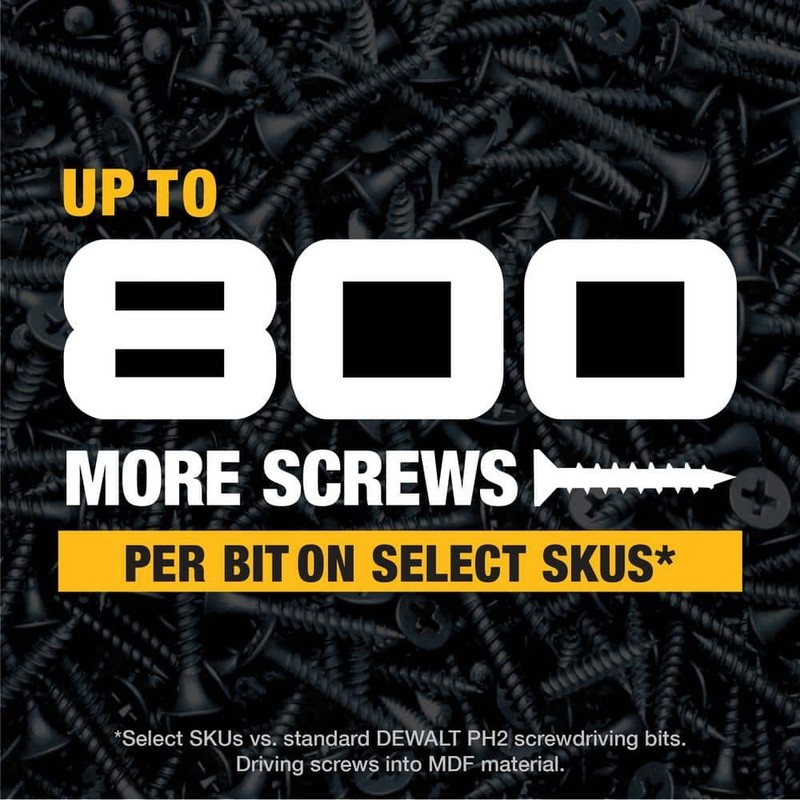 DEWALT MAXFIT ULTRA 1/4 in. Hex Steel Screwdriving Bit Set (30-Piece) - Image 7