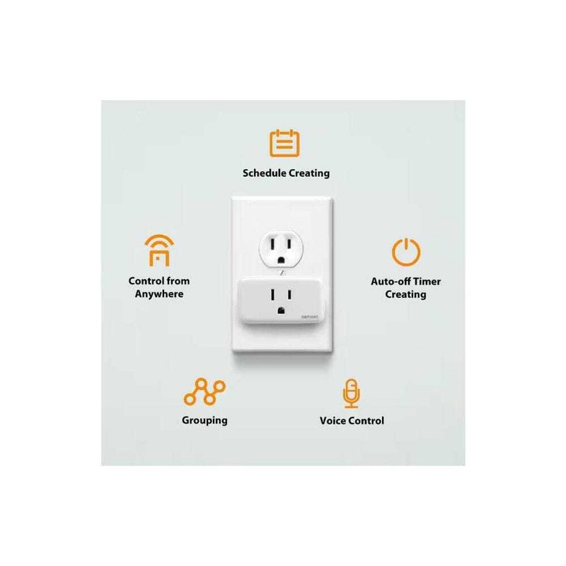 Defiant Square Satin Nickel Wi-Fi Electronic Deadbolt Smart Lock by Hubspace - Image 6