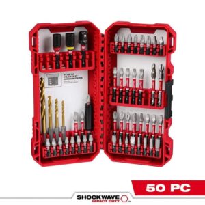 Milwaukee SHOCKWAVE Impact Duty Alloy Steel Screw Driver Bit Set 50-Piece