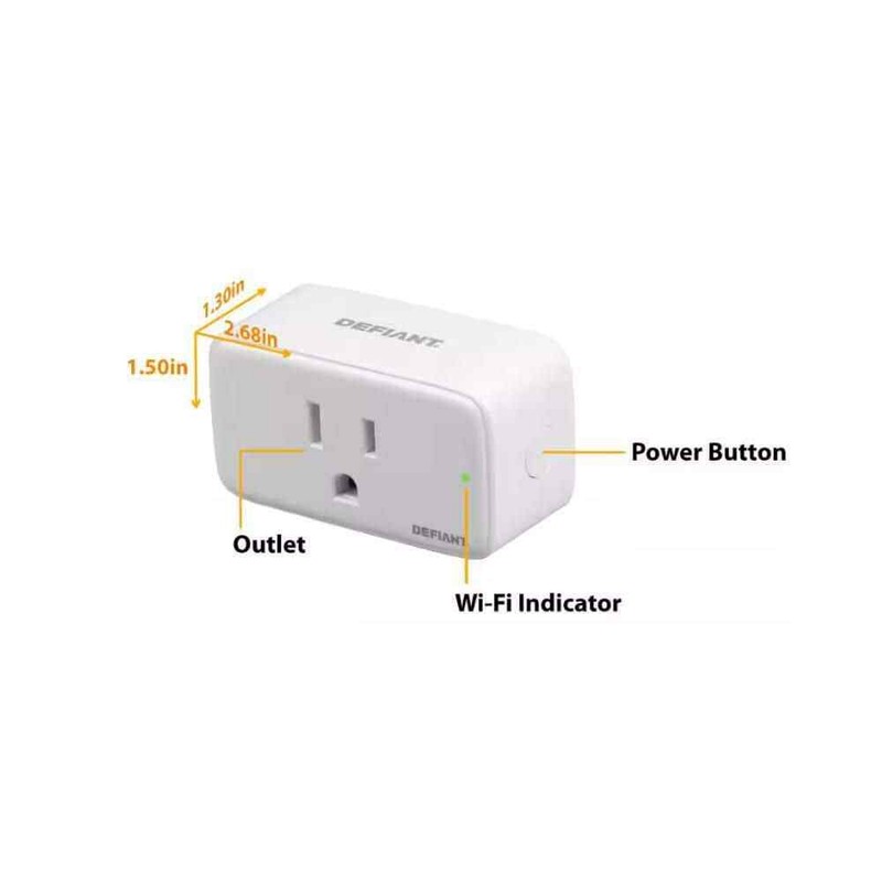 Defiant Square Satin Nickel Wi-Fi Electronic Deadbolt Smart Lock by Hubspace - Image 7