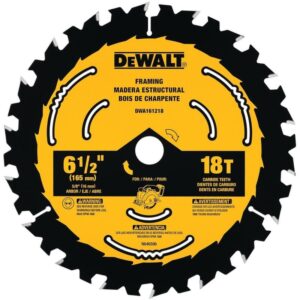 DEWALT 6-1/2 in. 18-Tooth Circular Saw Blade