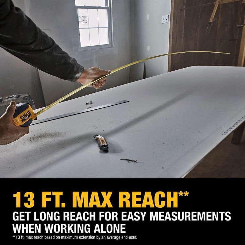 DEWALT 30 ft. x 1-1/8 in. Tape Measure with Finger Brake - Image 8