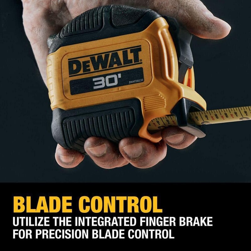 DEWALT 30 ft. x 1-1/8 in. Tape Measure with Finger Brake - Image 12