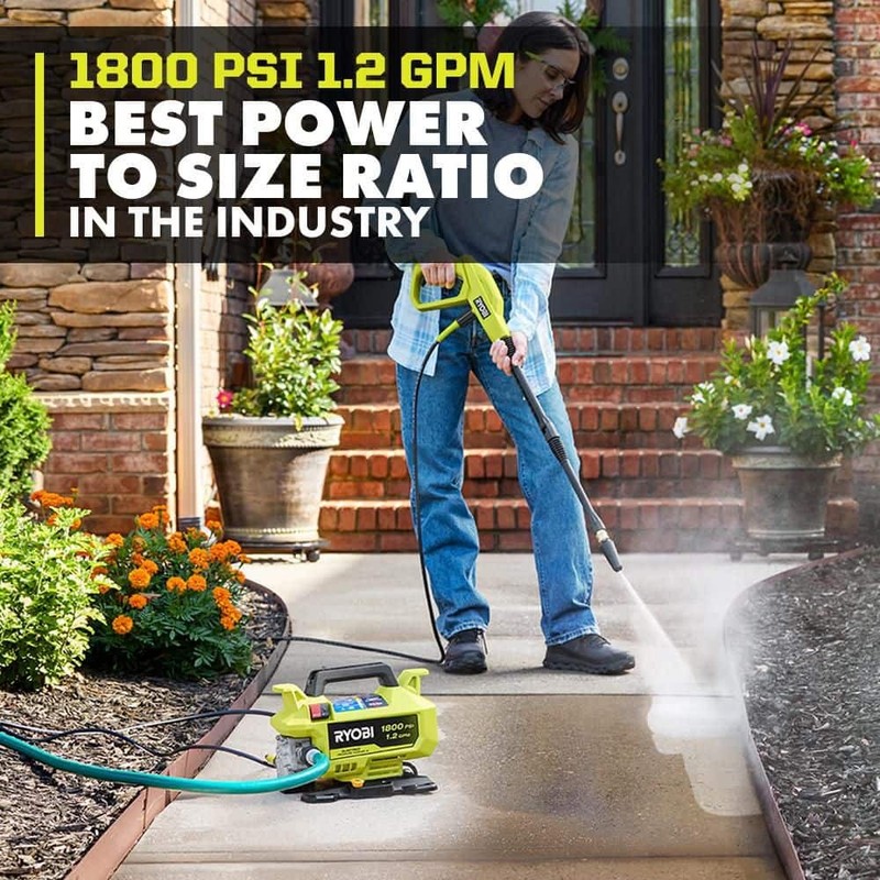 RYOBI 1800 PSI 1.2 GPM Cold Water Corded Electric Pressure Washer - Image 5