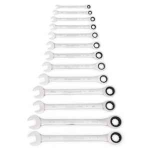 GEARWRENCH SAE 72-Tooth Combination Ratcheting Wrench Tool Set (13-Piece)