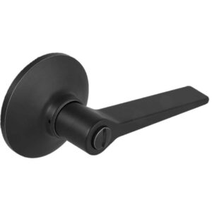 Defiant Freedom Matte Black Bed/Bath Door Handle