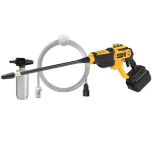 DEWALT 20V MAX 550 PSI 1.0 GPM Cordless Power Cleaner w 4 Nozzles Tool Only