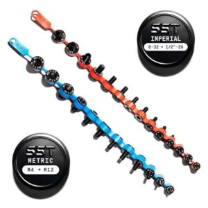 Unbranded Identibolt Flex 8.5 in Portable Nut Bolt Gauge - Metric Imperial