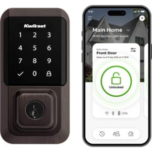 Kwikset SmartCode 260 Satin Nickel Electronic Deadbolt Keypad SmartKey Security