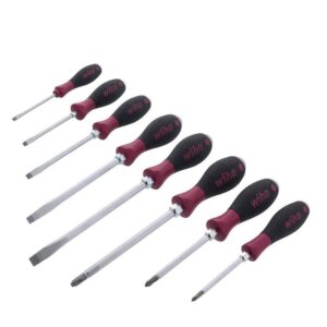 Wiha MicroFinish XHeavy Duty Slotted and Phillips Screwdriver Set (8-Piece)