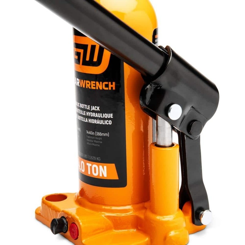 GEARWRENCH 4-Ton Hydraulic Bottle Jack with Handle Storage - Image 7