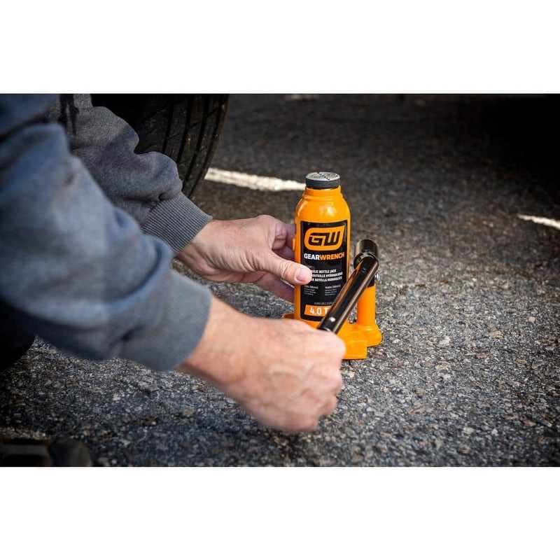GEARWRENCH 4-Ton Hydraulic Bottle Jack with Handle Storage - Image 15