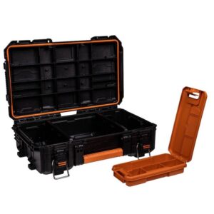 RIDGID Pro Gear System Gen 2.0 Stackable Compact Power Tool Box, Durable