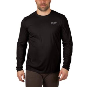 Milwaukee Men's WORKSKIN X-Large Black Lightweight Performance T-Shirt