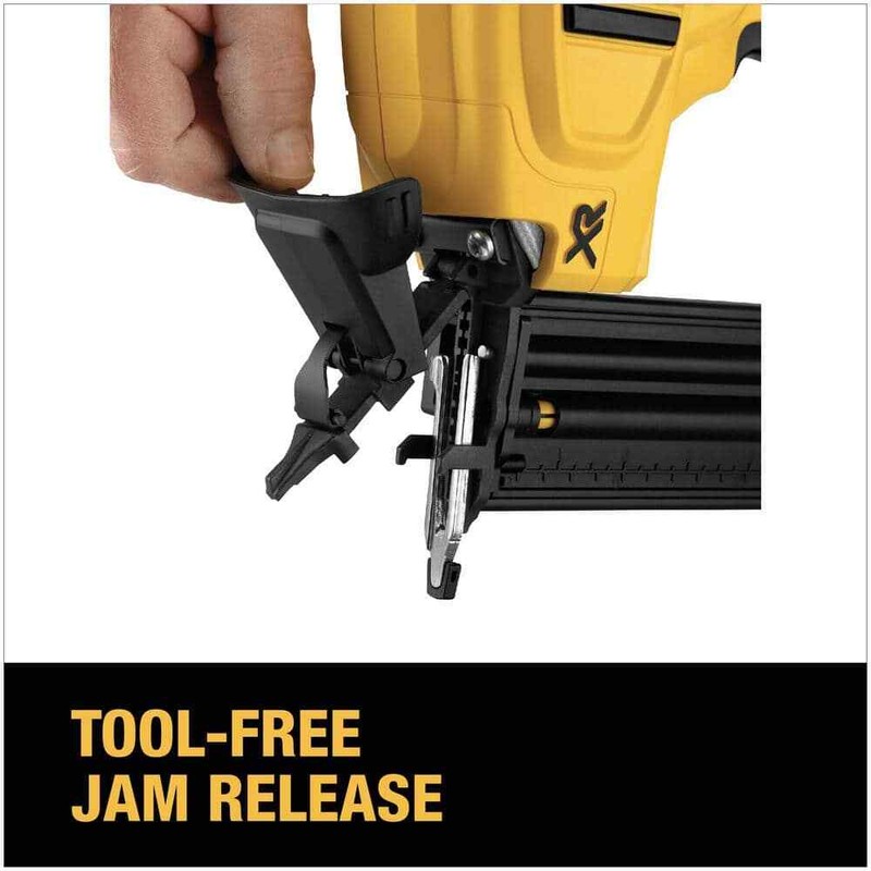 DEWALT 20V MAX XR Lithium-Ion Electric Cordless 18-Gauge Brad Nailer (Tool Only) - Image 4