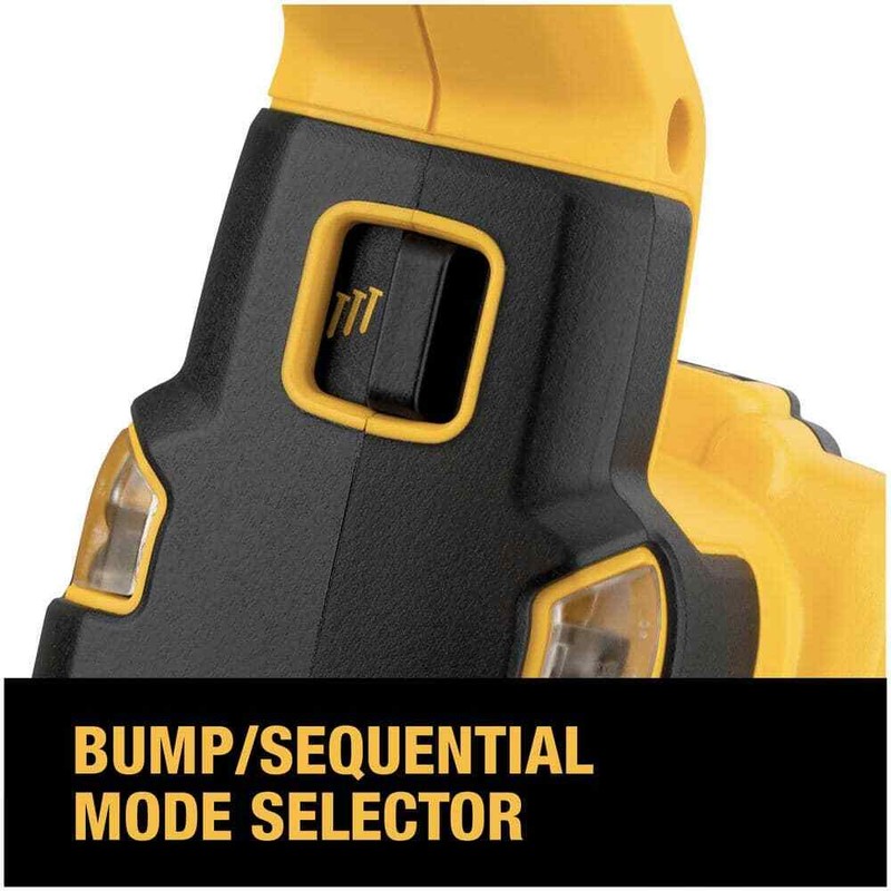 DEWALT 20V MAX XR Lithium-Ion Electric Cordless 18-Gauge Brad Nailer (Tool Only) - Image 7