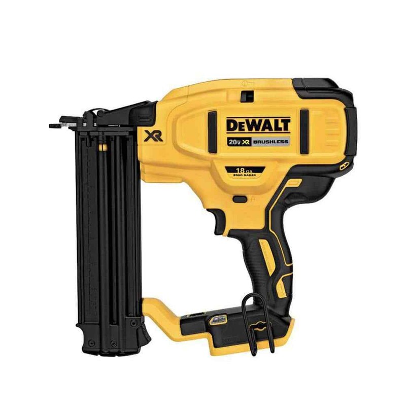 DEWALT 20V MAX XR Lithium-Ion Electric Cordless 18-Gauge Brad Nailer (Tool Only) - Image 14