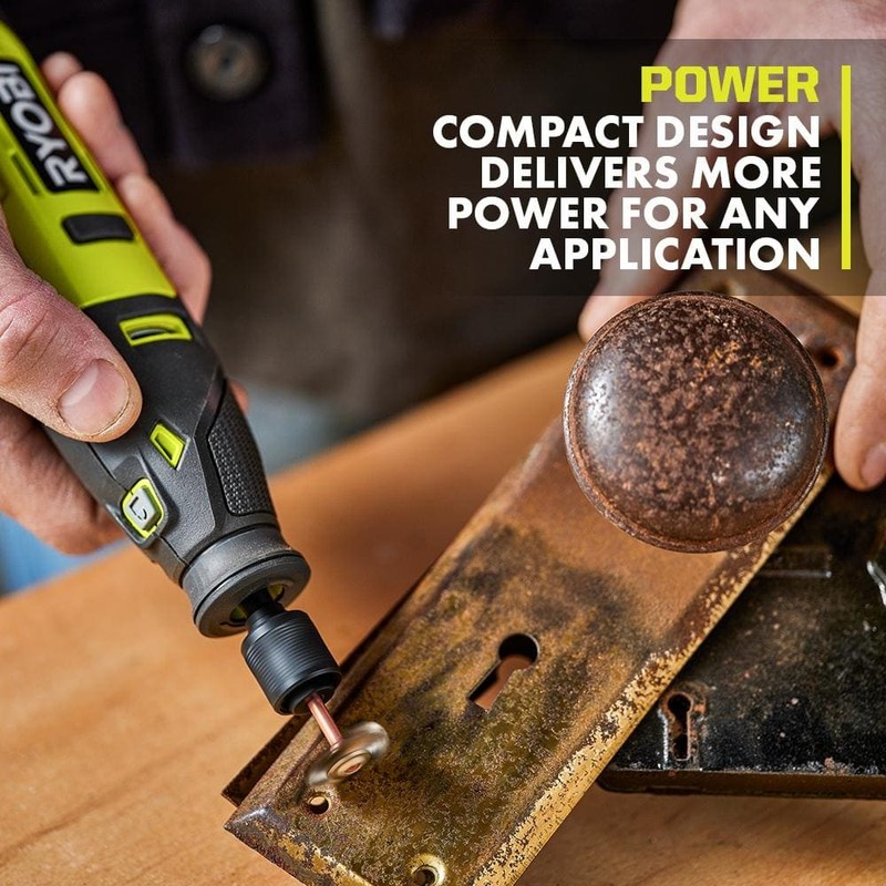 RYOBI USB Lithium Rotary Tool Kit with 2.0 Ah USB Lithium Battery&Charging Cable - Image 5