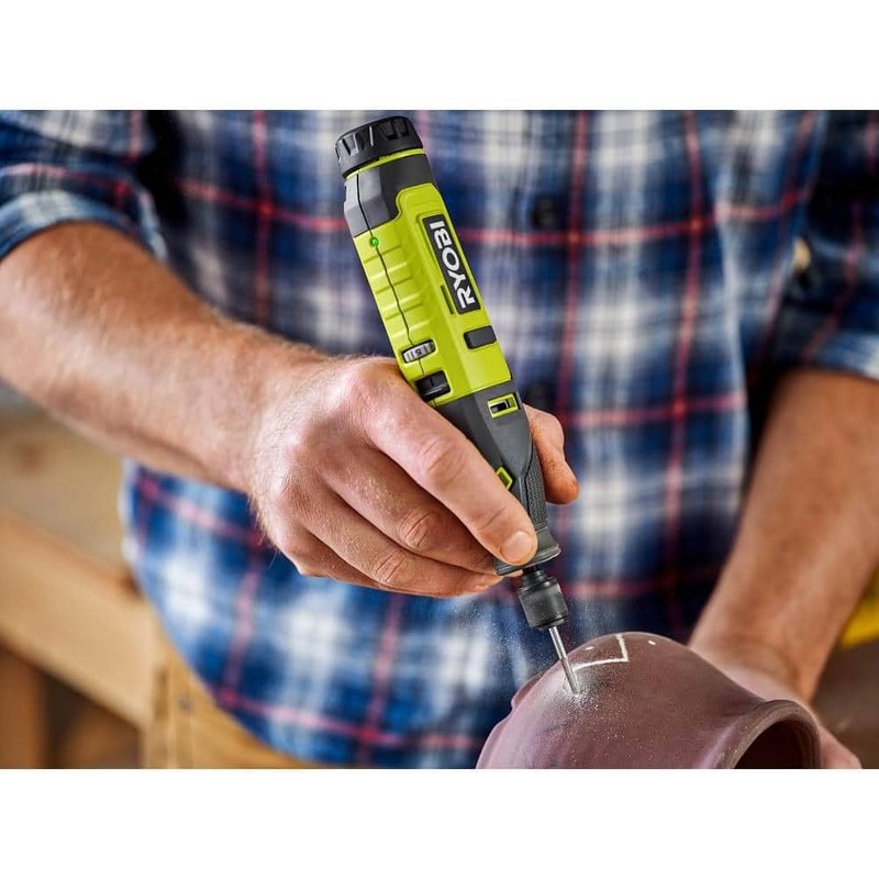 RYOBI USB Lithium Rotary Tool Kit with 2.0 Ah USB Lithium Battery&Charging Cable - Image 6