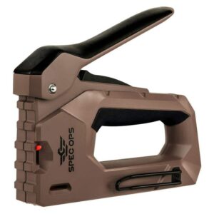 SPEC OPS Heavy Duty Staple Gun, 1/4-9/16 in. Staples, 18-Gauge Brads