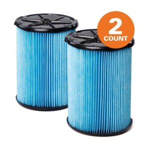 RIDGID Genuine Fine Dust Pleated Paper Wet Dry Vac Shop Vacuum Filter