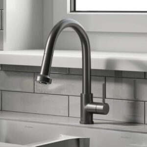 Swiss Madison Nouvet Pull Down Kitchen Faucet Matte Black