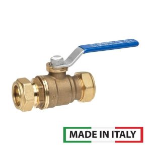 Everbilt 3/4 in. COMP x 3/4 in. COMP Standard Port Lead Free Brass Ball Valve
