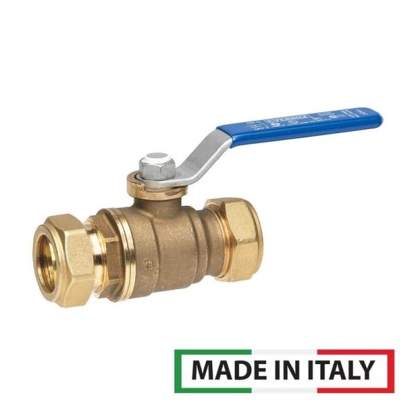 Everbilt 3/4 in. COMP x 3/4 in. COMP Standard Port Lead Free Brass Ball Valve