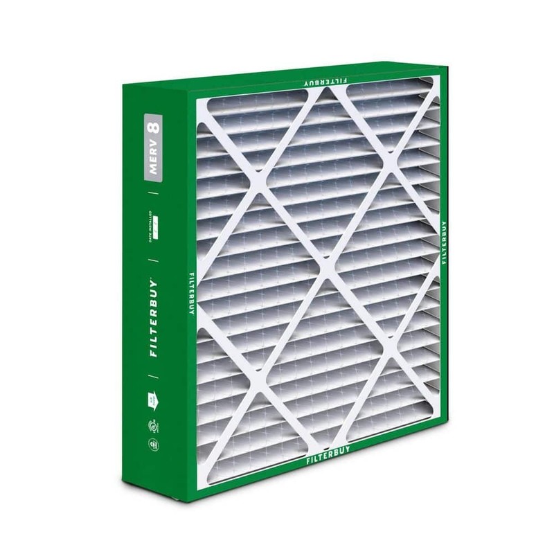 Filterbuy 16x22x5 MERV 8 Dust Defense Pleated HVAC AC Furnace Filters 2-Pack - Image 2