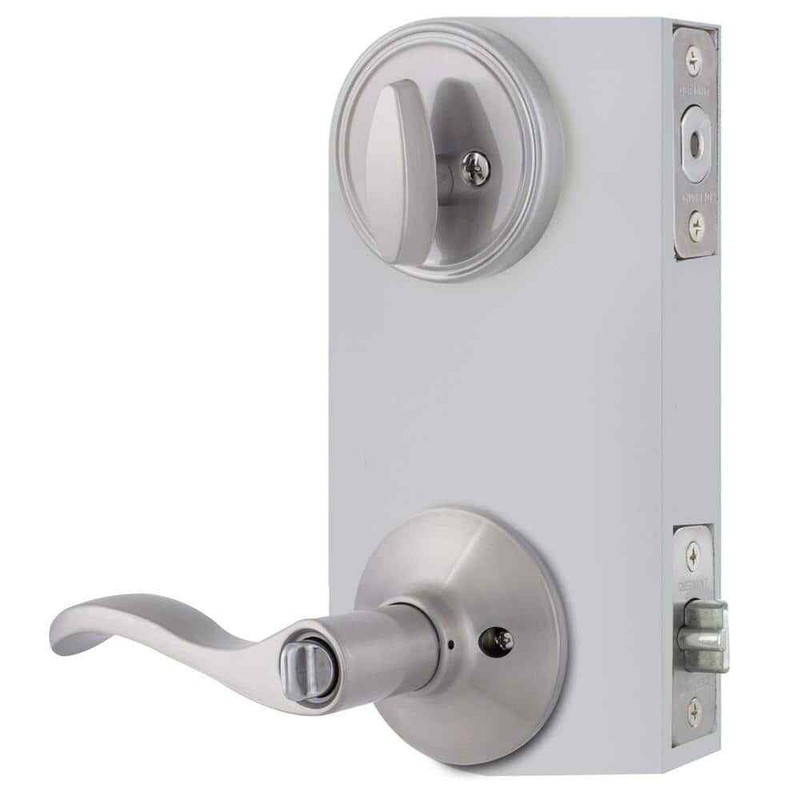 Defiant Naples Satin Nickel Combo Pack with Single Cylinder Deadbolt - Image 6