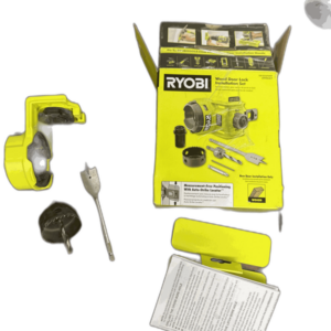 RYOBI Wood Door Lock Installation Kit with Wood Hole Saw MISSING