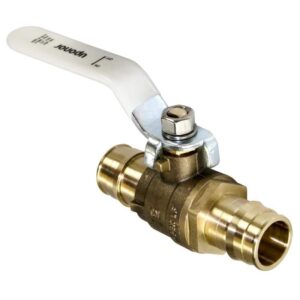 Uponor ProPEX 1 in. PEX-A Expansion Barb Lead-Free Brass Full-Port Ball Valve