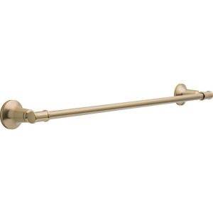 Delta 24 in. Wall Mount Towel Bar Bath Hardware Champagne Bronze
