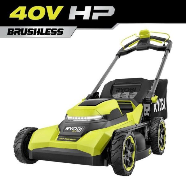 RYOBI 40V HP Brushless 21" Cordless Self-Propelled Lawn Mower Tool Only