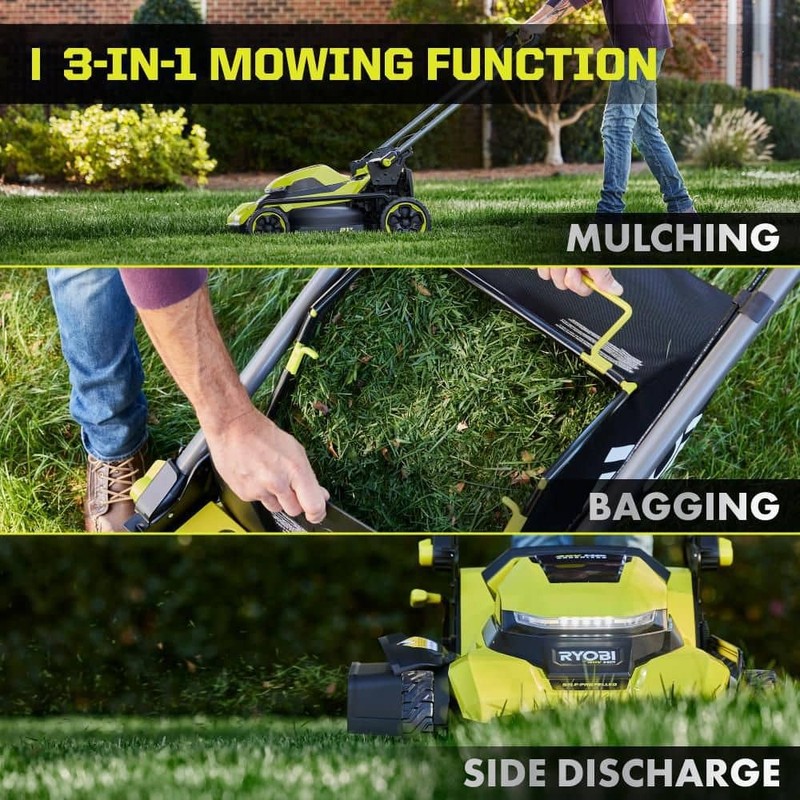RYOBI 40V HP Brushless 21" Cordless Self-Propelled Lawn Mower Tool Only - Image 7