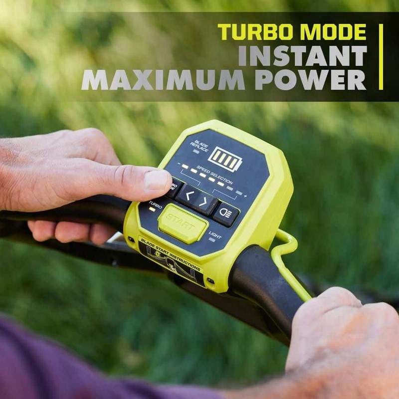RYOBI 40V HP Brushless 21" Cordless Self-Propelled Lawn Mower Tool Only - Image 9