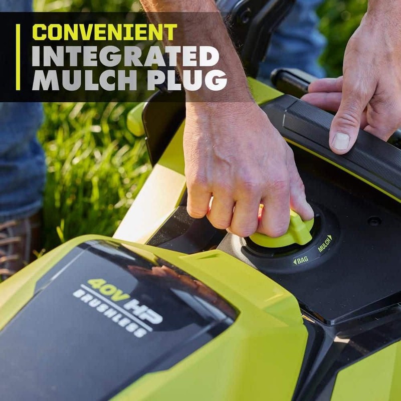 RYOBI 40V HP Brushless 21" Cordless Self-Propelled Lawn Mower Tool Only - Image 10