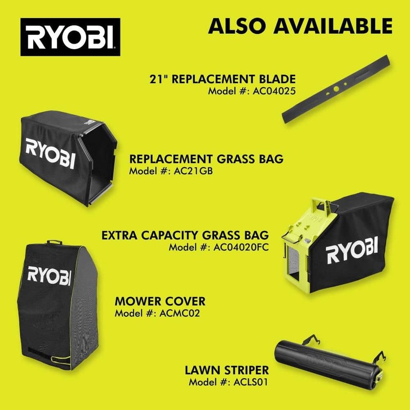 RYOBI 40V HP Brushless 21" Cordless Self-Propelled Lawn Mower Tool Only - Image 12