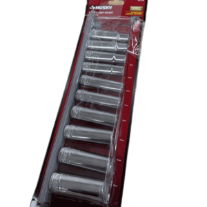 Husky 1/2 in. Drive Deep Metric Socket Set (11-Piece) MISSING 10MM