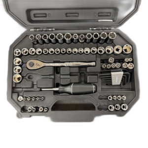 Husky 94-Piece Mechanics Tool Set SAE/Metric 1/4" & 3/8" Drive with Case MISSING