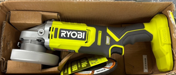 RYOBI ONE+ 18V Cordless 4-1/2 in. Angle Grinder (Tool Only) NO HANDLE