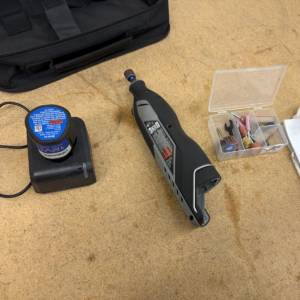 Dremel 8250 12V Cordless Brushless Rotary Tool Kit, 5 Accessories, Case
