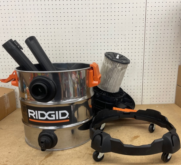 RIDGID 10 Gal 6.0 Peak HP Stainless Steel Wet Dry Vacuum WD1060